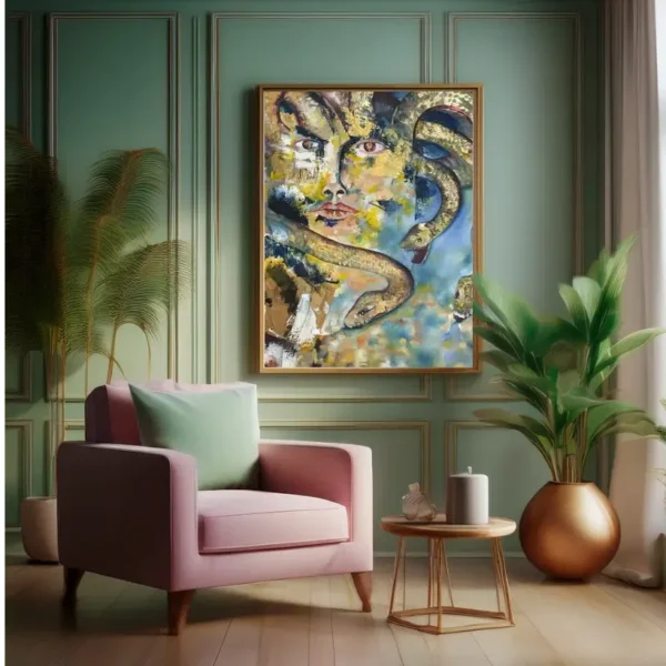 Inner Medusa in a living room