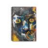 Awakened Future Art Spiral Notebook – Black Cat Cover | 118 Pages