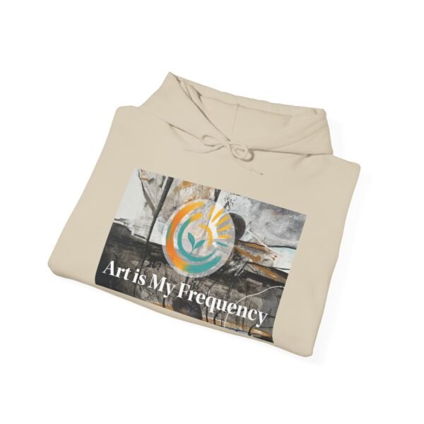 Awakened Future Art Hoodie – Art is My Frequency  - Front, Back & Sleeve Print