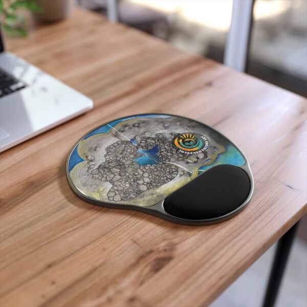 Awakened Future Art Ergonomic Mouse Pad – Inner Thought | Memory Foam Wrist Rest