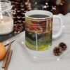 Awakened Future Art Ceramic Mug 11oz - Collection: Lively Reality – Realidad Vibrante