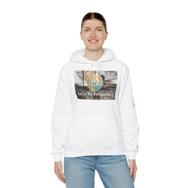 Awakened Future Art Hoodie – Art is My Frequency  - Front, Back & Sleeve Print