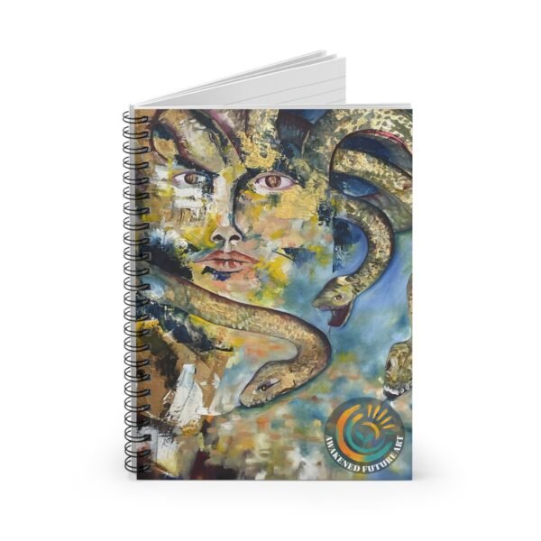 Awakened Future Art Spiral Notebook – Inner Medusa Cover | 118 Pages