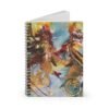 Awakened Future Art Spiral Notebook – Golden Roosters Cover | 118 Pages