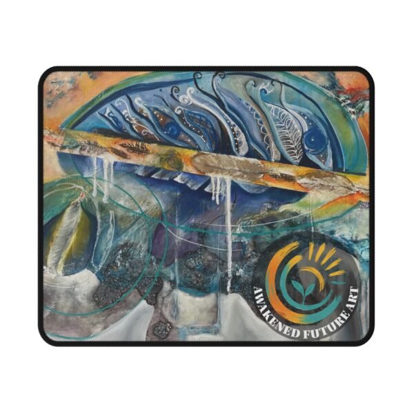 Awakened Future Art Mouse Pad – Threads of Dissonance | Smooth Surface & Anti-Slip