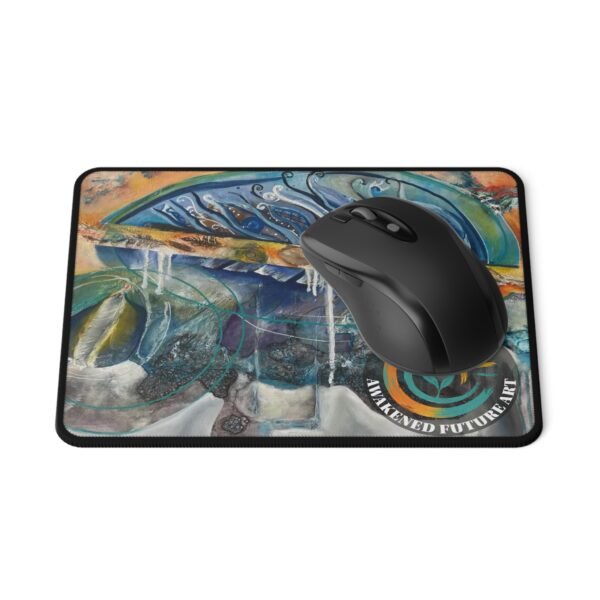 Awakened Future Art Mouse Pad – Threads of Dissonance | Smooth Surface & Anti-Slip