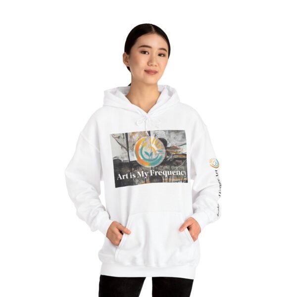 Awakened Future Art Hoodie – Art is My Frequency  - Front, Back & Sleeve Print