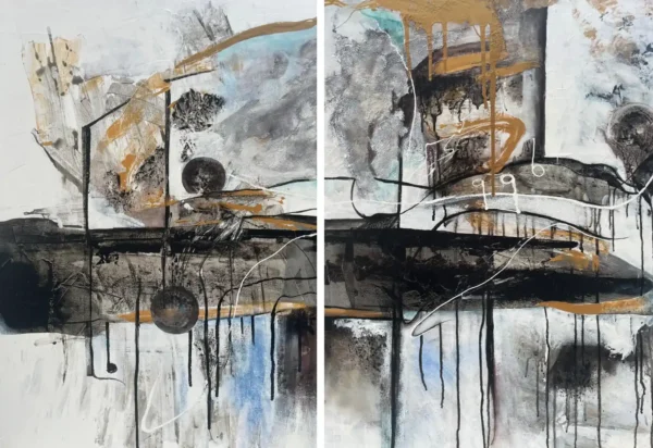 The Bridge – Diptych (Set of 2) - El Puente – Díptico (Juego de 2)