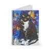 "Night Sentinel" Awakened Future Art Spiral Notebook – Black Cat Cover | 118 Pages