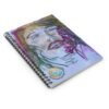 "The Face" Artistic Spiral Notebook – Abstract Portrait Journal - 118 Pages