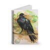 "Dark Messenger" Awakened Future Art Spiral Notebook – Black Cat Cover | 118 Pages
