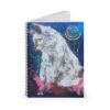 "Spirit of the Dawn" Awakened Future Art Spiral Notebook – Black Cat Cover | 118 Pages