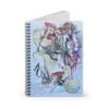 "Bearer of the Awakening" Artistic Spiral Notebook – Abstract Portrait Journal – 118 Pages