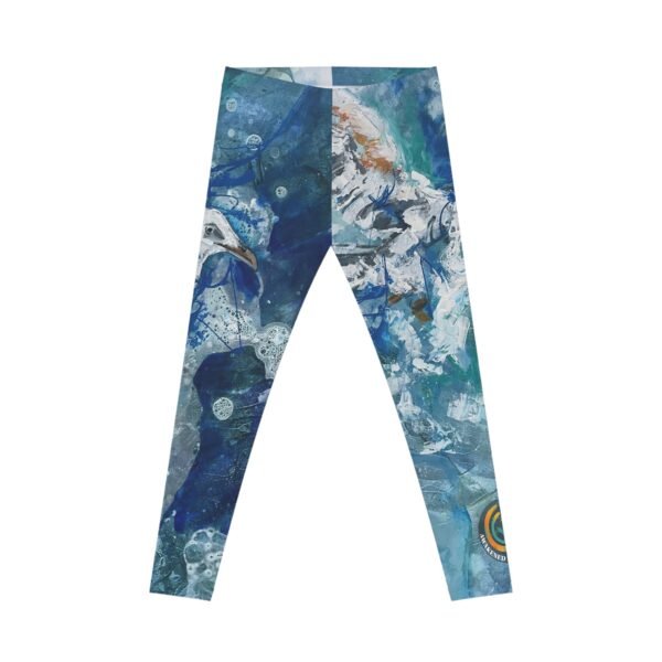 Premium Abstract Art "Delirium of Summer" Leggings – Ultra Soft & Stretchy High-Waisted Fit