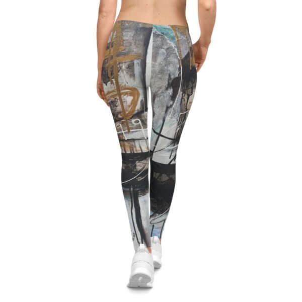 Premium Abstract Art "The Bridge"Leggings – Ultra Soft & Stretchy High-Waisted Fit