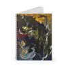 "Night Sentinel 2" Awakened Future Art Spiral Notebook – Black Cat Cover | 118 Pages