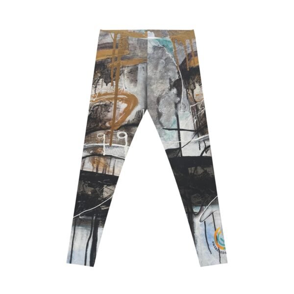 Premium Abstract Art "The Bridge"Leggings – Ultra Soft & Stretchy High-Waisted Fit