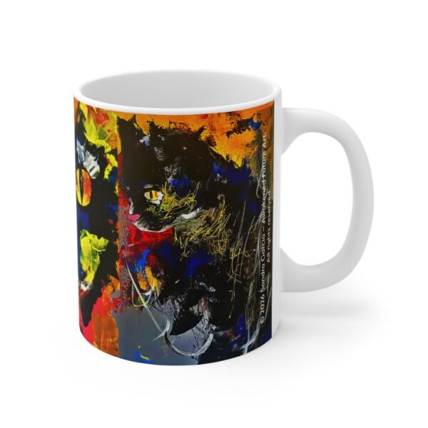 Awakened Future Art Ceramic Mug 11oz - Collection: Night Walkers – Los caminantes Nocturnos