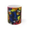 Awakened Future Art Ceramic Mug 11oz - Collection: Night Walkers – Los caminantes Nocturnos